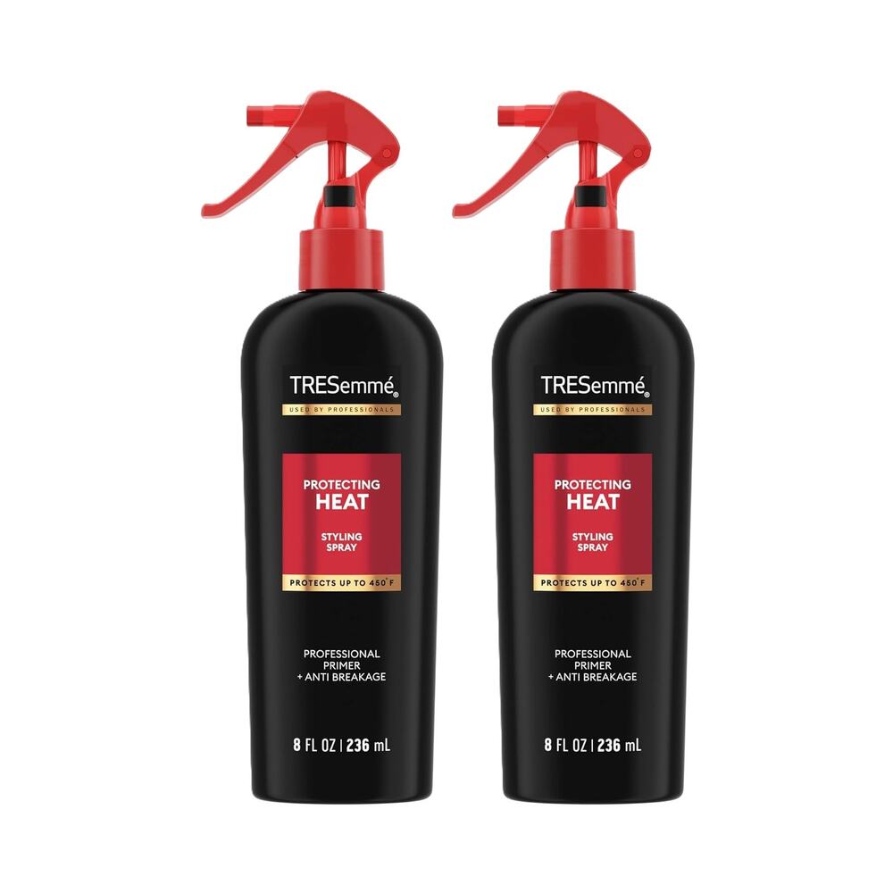 New 2 Pack TRESemmé Protecting Heat Spray Tames Frizz & Reduces Breakage 8 oz ea